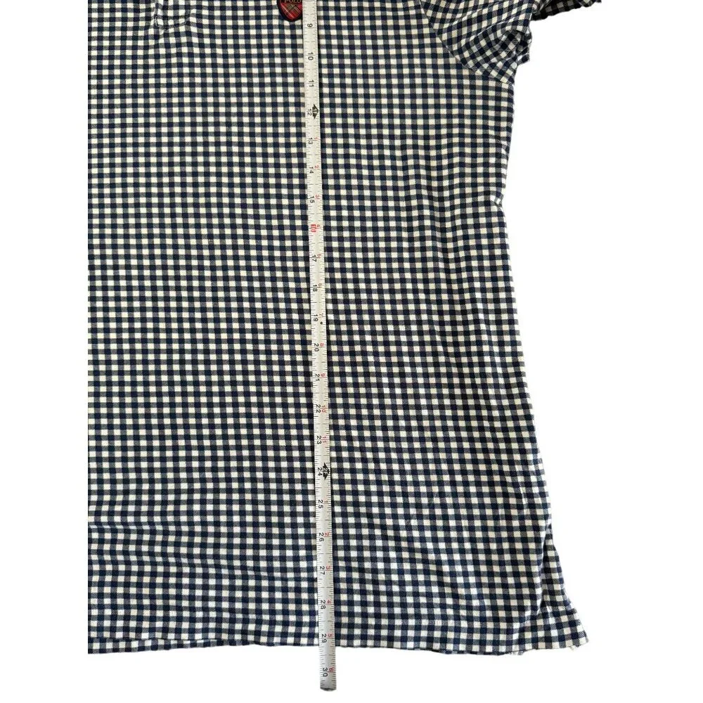 Ralph Lauren Polo Golf Pima Cotton Plaid Polo Shirt Logo Embroidery Men's 2X Pro